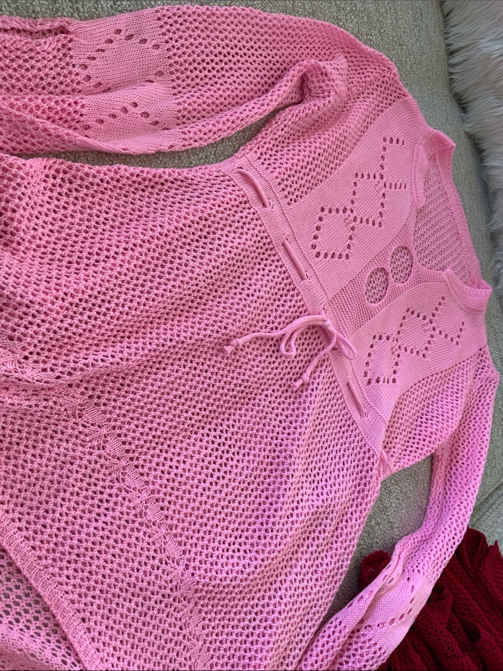 2020 New Knitted Hollow Beach Blouse Crochet Cover